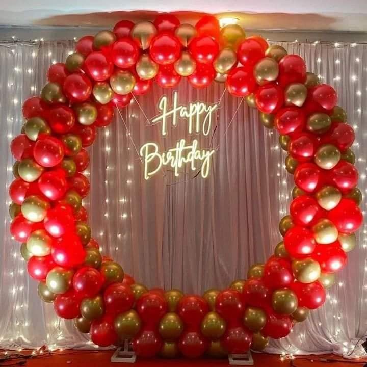 Happy Birthday Balloon Decoration